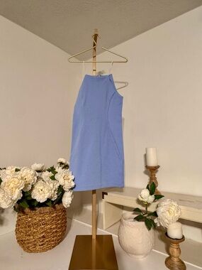 Rebecca Minkoff Periwinkle Textured Mini Dress